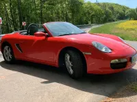 Gebraucht Porsche Boxster 239 PS (175 kW) 2006 Rot Cabrio