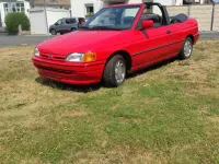 Gebraucht Ford Escort Cabriolet 1991 Rot Cabrio