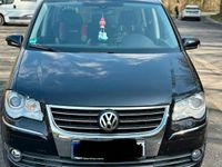 Gebraucht VW Touran Highline 140 PS (102 kW) 2008 Schwarz Van / Kleinbus
