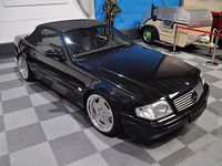 Gebraucht Mercedes SL320 224 PS (164 kW) 2000 Schwarz Cabrio