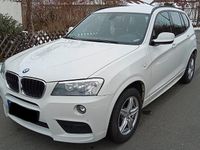 Gebraucht BMW X3 M Sport 184 PS (135 kW) 2012 Weiß SUV