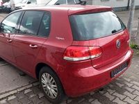 Gebraucht VW Golf VI Team 122 PS (89 kW) 2010 Rot Kleinwagen