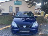 Gebraucht Dacia Sandero Basis 75 PS (55 kW) 2009 Dacia blau marine Kleinwagen
