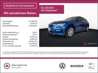 Gebraucht Skoda Scala Ambition 150 PS (110 kW) 2023 Blau (raceblau metallic) met. blau (raceblau metallic) met. Kleinwagen