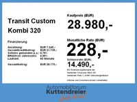 Gebraucht Ford Transit Custom Trend 131 PS (96 kW) 2021 Frostweiß Kombi