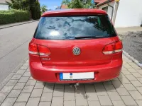 Gebraucht VW Golf VI Style 80 PS (58 kW) 2011 Rot Kleinwagen