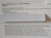 Gebraucht Skoda Fabia Style 110 PS (80 kW) 2020 Blau Kleinwagen