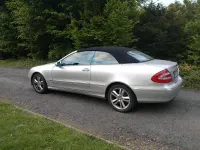 Gebraucht Mercedes CLK240 Avantgarde 170 PS (125 kW) 2003 Silber Cabrio