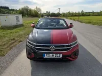 Gebraucht VW T-Roc Cabriolet R-line 150 PS (110 kW) 2022 Rot Cabrio
