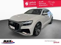 Gebraucht Audi Q8 S-Line 340 PS (250 kW) 2023 Gletscherweiß metallic SUV