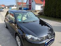 Gebraucht VW Golf VI Comfortline 122 PS (89 kW) 2009 Schwarz Kleinwagen