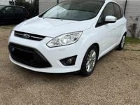 Gebraucht Ford C-MAX Titanium 125 PS (91 kW) 2014 Weiß Van / Kleinbus
