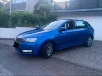 Gebraucht Skoda Rapid Joy 90 PS (66 kW) 2016 Blau Kleinwagen