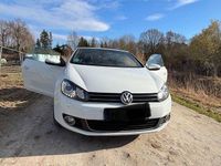 Gebraucht VW Golf Cabriolet Life 105 PS (77 kW) 2013 Weiß Cabrio