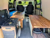 Gebraucht VW Transporter 204 PS (150 kW) 2016 Blau Van