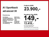 Gebraucht Audi A1 Sportback Advanced Plus 116 PS (85 kW) 2025 Schwarz Kleinwagen