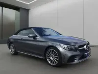 Gebraucht Mercedes C180 AMG 156 PS (114 kW) 2019 Grau / selenitgrau (metallic) Cabrio