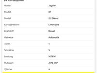 Second-hand Jaguar XF 200 CP (147 kW) 2014 Negru Berlinǎ