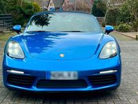 gebraucht Porsche 718 Boxster Sapphire Blau BOSE LED PASM APPLE KAMERA HEIZ