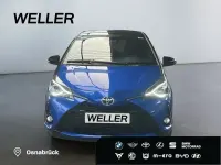 Gebraucht Toyota Yaris Style 111 PS (81 kW) 2017 Titanblau / dach schwarz Kleinwagen