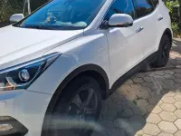 Gebraucht Hyundai Santa Fe Premium 200 PS (147 kW) 2016 Weiß SUV