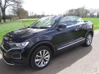Gebraucht VW T-Roc Cabriolet Style 150 PS (110 kW) 2021 Schwarz Cabrio
