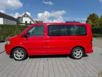 Usata VW T5 Highline 131 CV (96 kW) 2006 Rosso Furgone