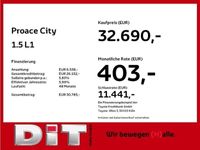 gebraucht Toyota Proace City 1.5 L1 Meister Klima Tempomat