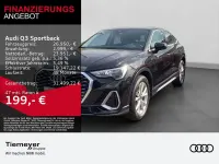 Gebraucht Audi Q3 Sportback S-Line 150 PS (110 kW) 2023 Schwarz SUV