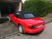 Gebraucht Mazda MX5 115 PS (84 kW) 1990 Rot Cabrio