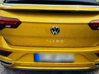 Gebraucht VW T-Roc Cabriolet R-line 150 PS (110 kW) 2021 Gelb Cabrio