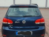 Gebraucht VW Golf VI Trendline 80 PS (58 kW) 2010 Blau Kleinwagen