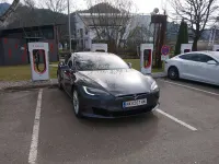 Used Tesla Model S 231 kW (315 HP) 2017 Blue Hatchback