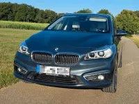 Gebraucht BMW 218 Gran Tourer Luxury Line 150 PS (110 kW) 2016 Blau Van / Kleinbus