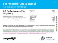 Gebraucht VW ID.3 Pro Performance 150 kW (204 PS) 2022 Mondsteingrau Kleinwagen