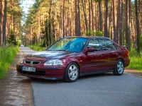 Gebraucht Honda Civic 160 PS (117 kW) 1998 Rot Limousine