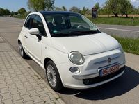 Gebraucht Fiat 500 Lounge 101 PS (74 kW) 2010 Weiß Kleinwagen