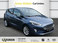 Gebraucht Ford Fiesta Titanium 101 PS (74 kW) 2018 Chromablau met. Kleinwagen