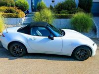 Gebraucht Mazda MX5 Exclusive-Line 132 PS (97 kW) 2015 Weiß Cabrio