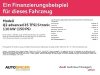 Gebraucht Audi Q2 Advanced Plus 150 PS (110 kW) 2025 Tausilber metallic SUV