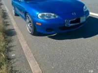 Gebraucht Mazda MX5 2002 Blau Cabrio