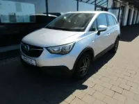 Gebraucht Opel Crossland X Edition 110 PS (80 kW) 2018 Argon silber/ice silver (m2) SUV