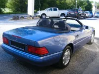 Gebraucht Mercedes SL320 231 PS (169 kW) 1997 Designoblau (012u) (metallic) Cabrio