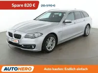Second-hand BMW 520 Luxury Line 184 CP (135 kW) 2017 Argintiu Break