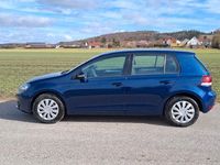Gebraucht VW Golf VI Highline 105 PS (77 kW) 2011 Blau Kleinwagen