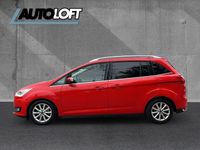 Gebraucht Ford Grand C-Max Titanium 125 PS (91 kW) 2017 Rot Van / Kleinbus