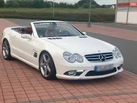 Gebraucht Mercedes SL55 AMG AMG 517 PS (380 kW) 2007 Weiß Cabrio