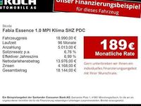 Neu Skoda Fabia Essence 80 PS (58 kW) 2026 Blau Kleinwagen