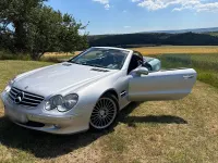 Gebraucht Mercedes SL500 306 PS (225 kW) 2002 Silber Cabrio