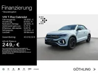 Gebraucht VW T-Roc Cabriolet R-line 150 PS (110 kW) 2026 Weiß Cabrio